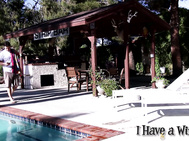 Shawna Lenee is hanging out by the pool with her friend's husband.