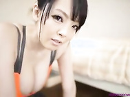 Oriental with very huge tits