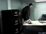 Finding a Sexy Redhead in the Office