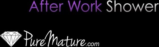PureMature Chesty WIFE Veronica Vain shower fucked and facialed