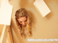 Blonde Sweet Takes a Surprise Dick and a Big Vibrator followed by a Cream Pie