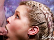 Cute Bitch Loves Oral Closeup and his Kisses when she is in Cute Sperm