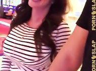 PornSlap - Ariella Ferrera Picked up in Casino