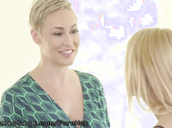 Sarah Vandella’s first Lesbian Massage with Buxomy Ryan Keely