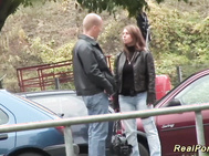 German Chesty Beautiful Susi Outdoor Fucked